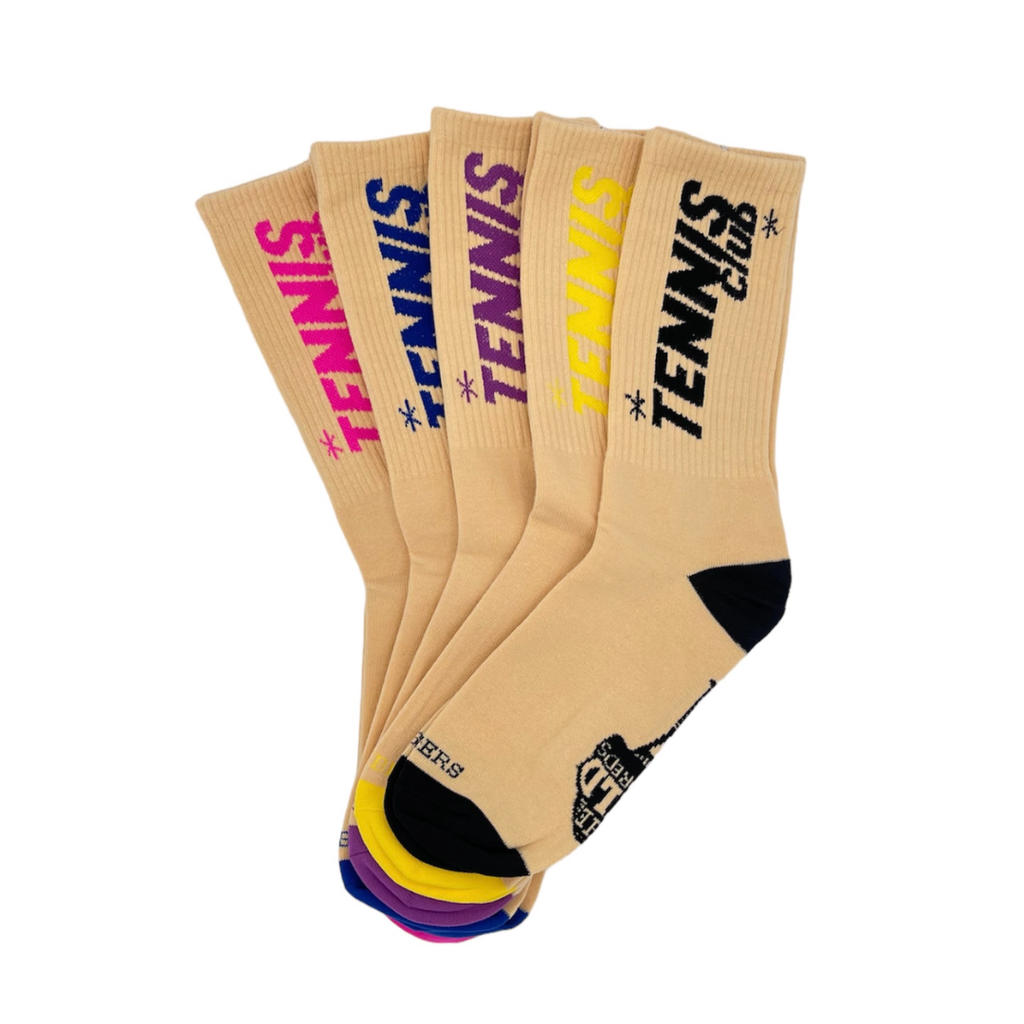 Tennis Club Crew Socks 5 Pack